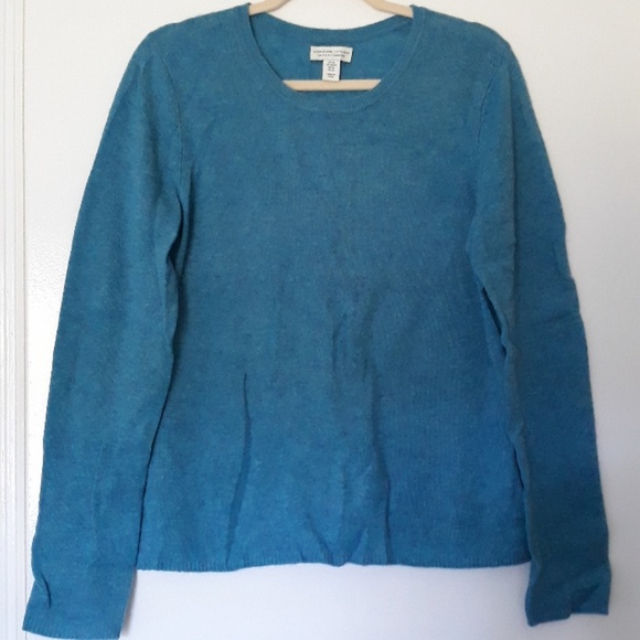 Adrienne Vittadini Sweaters - Cashmere Blue Pullover Sweater Adrienne Vittadini Sweaters - Cashmere Blue Pullover Sweater